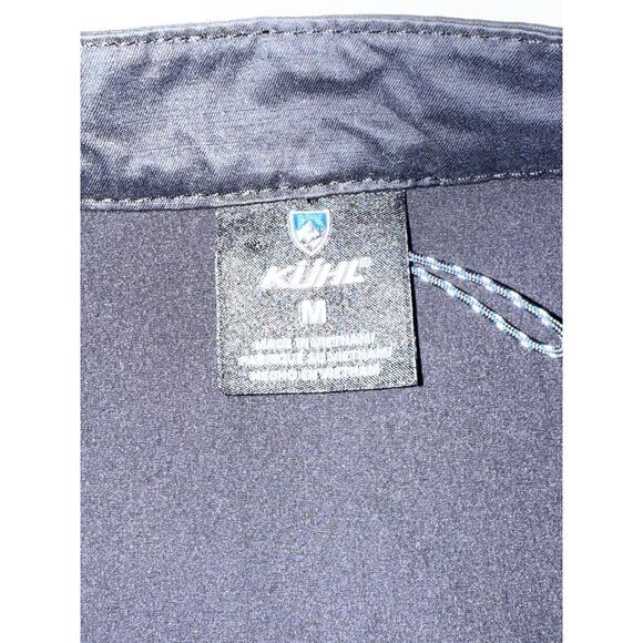 Kuhl Womens Luna Moto Jacket Canvas Dark Gray Black Snaps Stretch Panels Medium - Picture 8 of 15